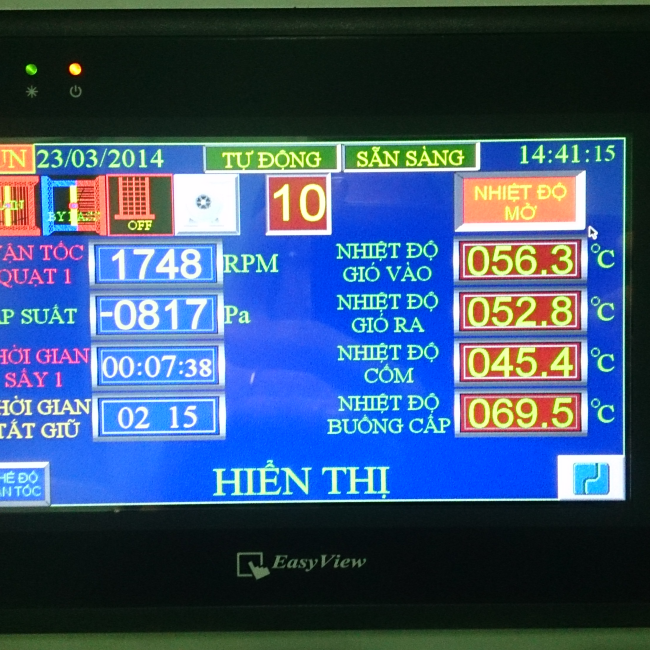 Máy sấy tầng sôi PD-FBD150